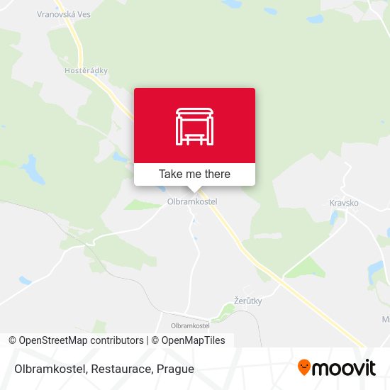 Olbramkostel, Restaurace map