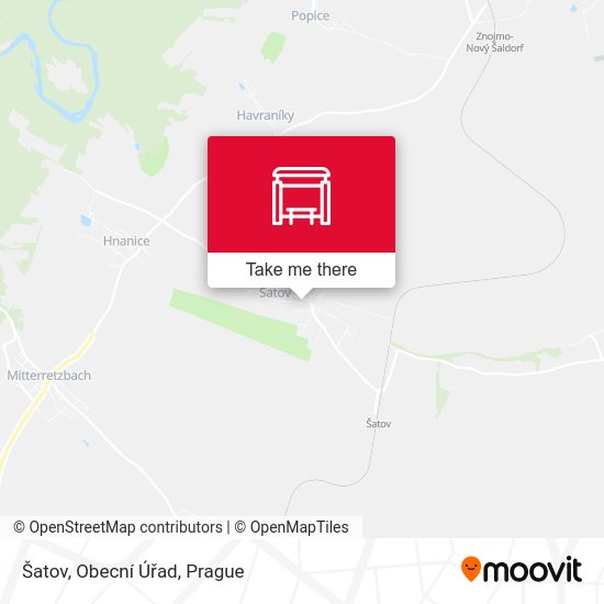 Šatov, Obecní Úřad map
