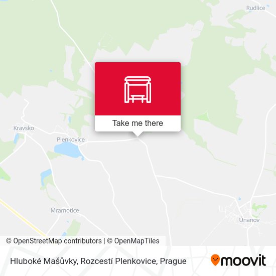 Hluboké Mašůvky, Rozcestí Plenkovice map