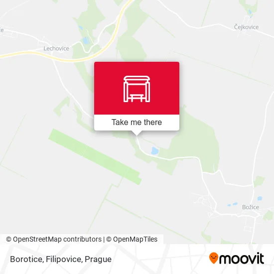 Карта Borotice, Filipovice