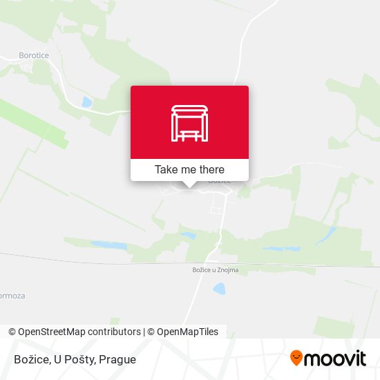 Božice, U Pošty map