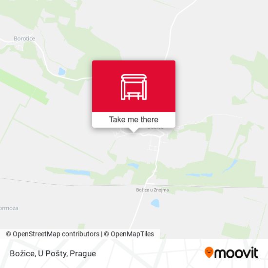 Božice, U Pošty map