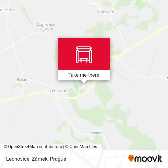 Карта Lechovice, Zámek