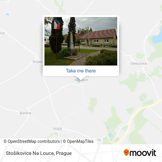 Карта Stošíkovice Na Louce