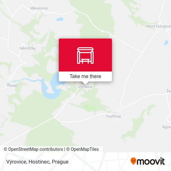 Výrovice, Hostinec map