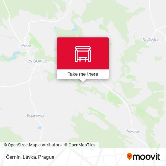 Černín, Lávka map