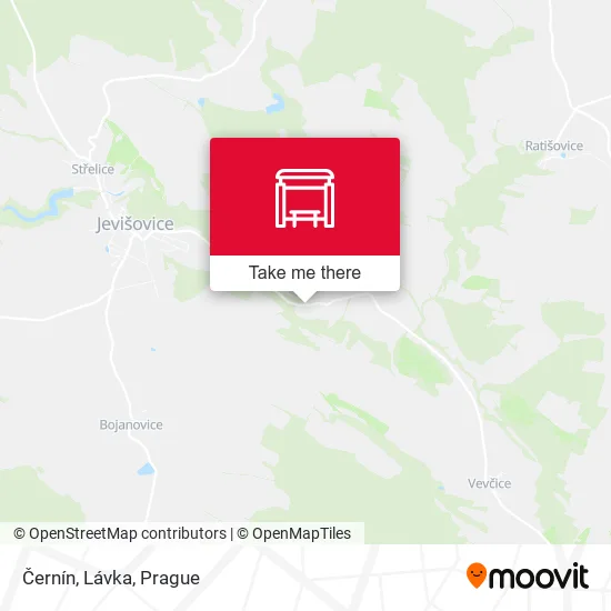 Černín, Lávka map