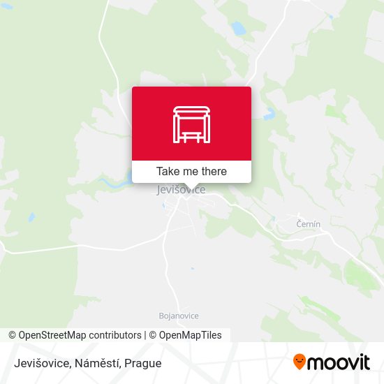 Jevišovice, Náměstí map