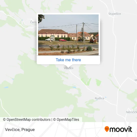 Карта Vevčice