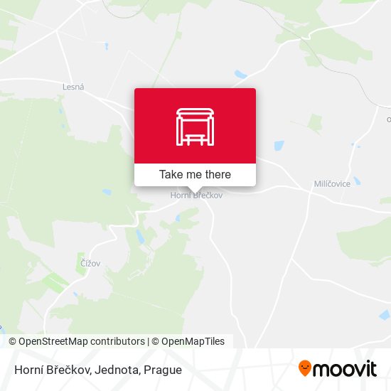 Horní Břečkov, Jednota map