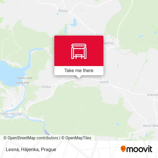 Карта Lesná, Hájenka