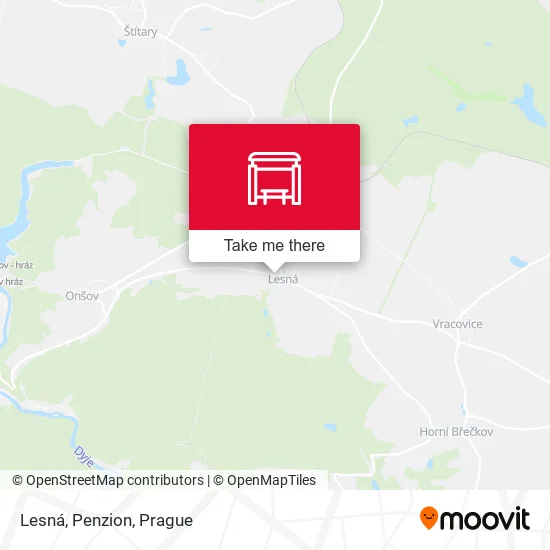 Карта Lesná, Penzion