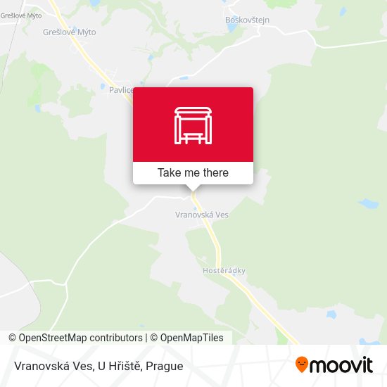 Vranovská Ves, U Hřiště map