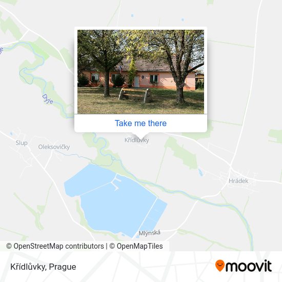 Křídlůvky map