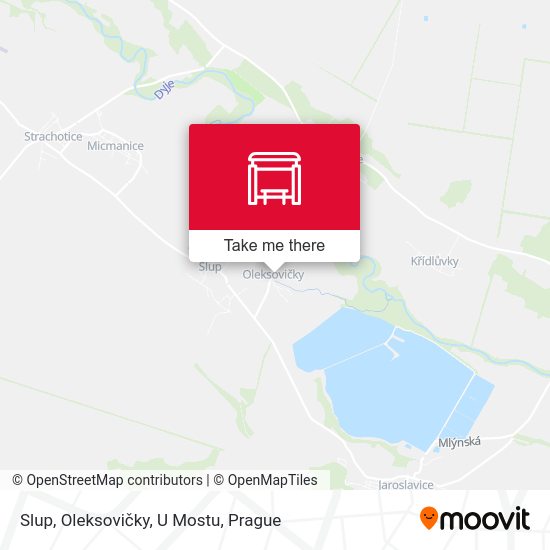 Slup, Oleksovičky, U Mostu map