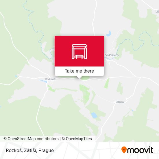 Rozkoš, Zátiší map