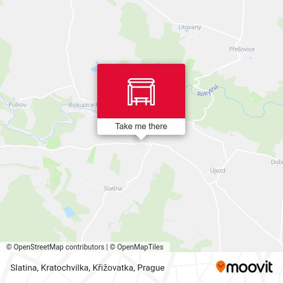 Slatina, Kratochvilka, Křižovatka map