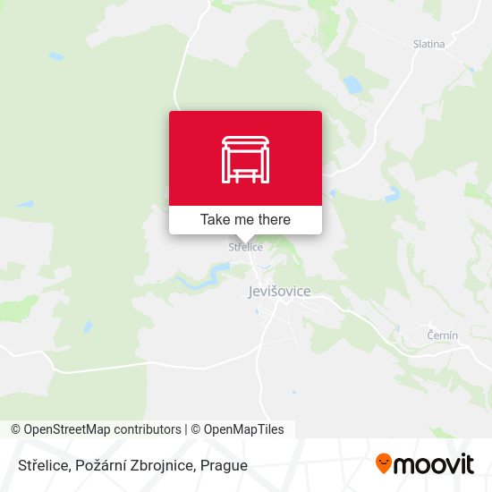 Střelice, Požární Zbrojnice map
