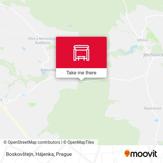 Boskovštejn, Hájenka map