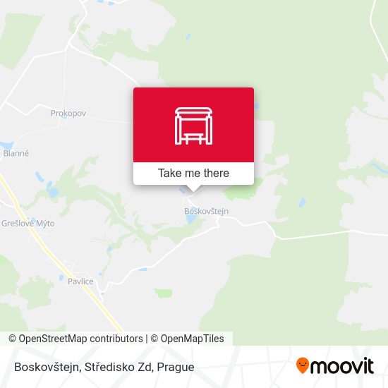 Boskovštejn, Středisko Zd map