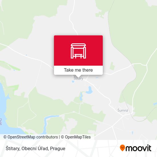 Štítary, Obecní Úřad map
