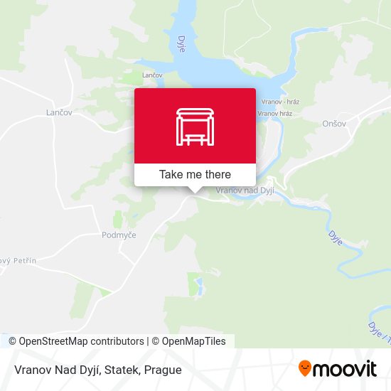 Vranov Nad Dyjí, Statek map