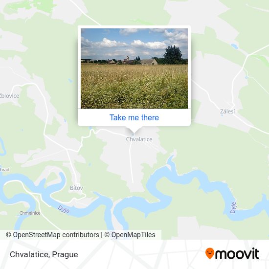 Карта Chvalatice
