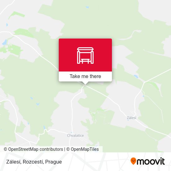 Zálesí, Rozcestí map