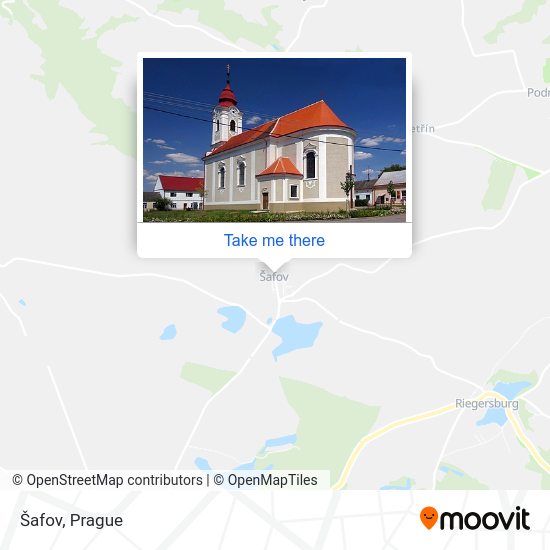 Šafov map