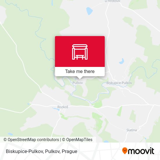 Карта Biskupice-Pulkov, Pulkov