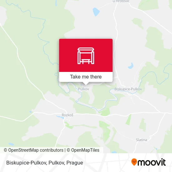 Карта Biskupice-Pulkov, Pulkov
