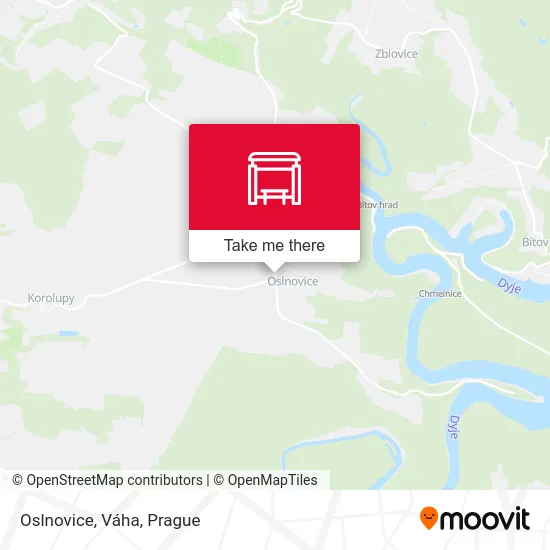 Карта Oslnovice, Váha