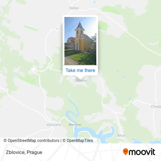 Карта Zblovice