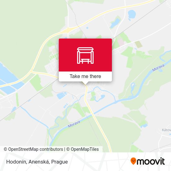 Hodonín, Anenská map
