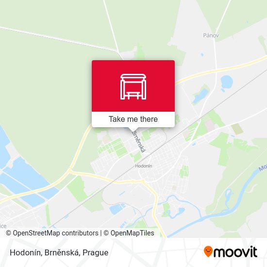Hodonín, Brněnská map