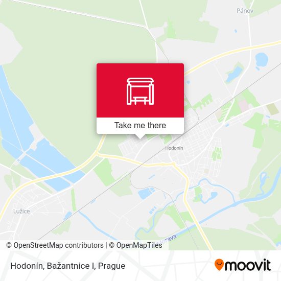 Hodonín, Bažantnice I map