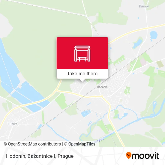 Карта Hodonín, Bažantnice I