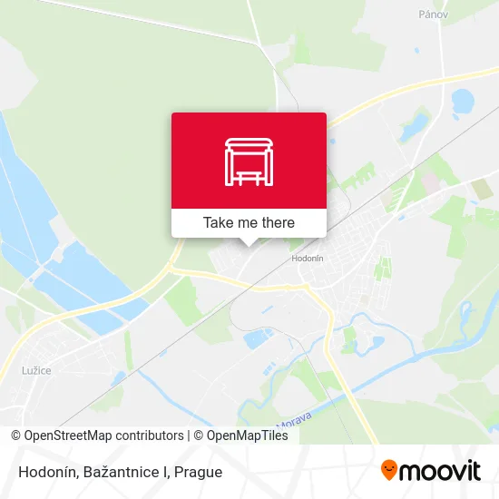 Карта Hodonín, Bažantnice I