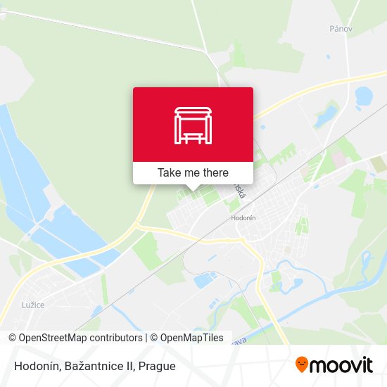 Hodonín, Bažantnice II map