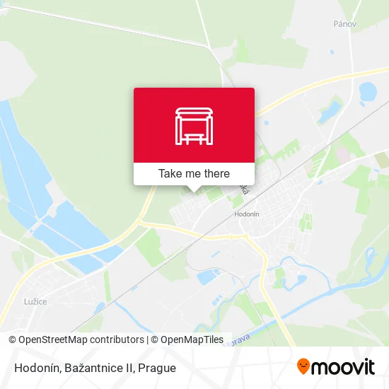 Карта Hodonín, Bažantnice II