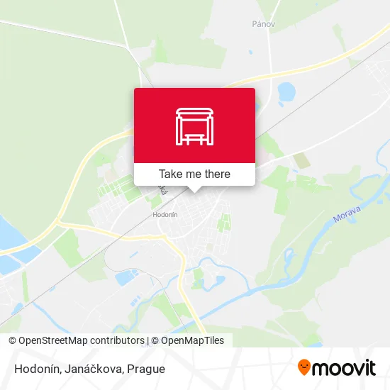 Карта Hodonín, Janáčkova
