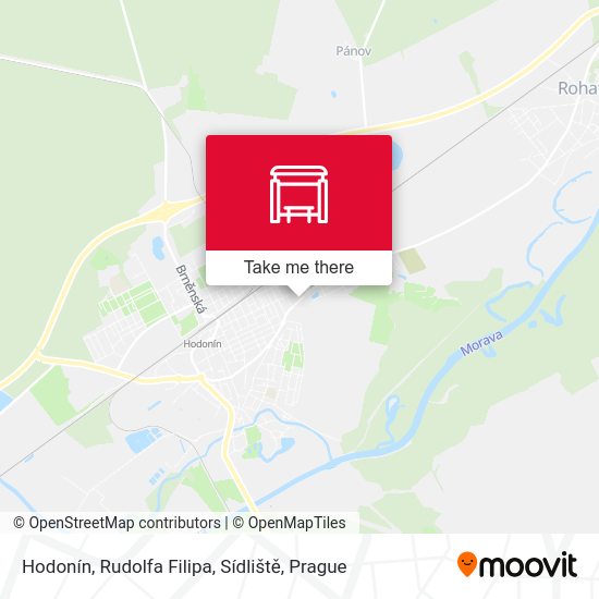 Hodonín, Rudolfa Filipa, Sídliště map