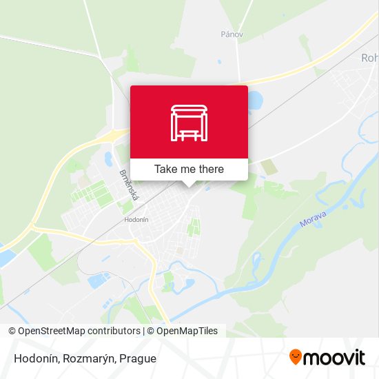 Hodonín, Rozmarýn map