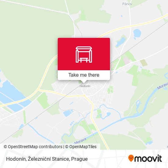 Hodonín, Železniční Stanice map
