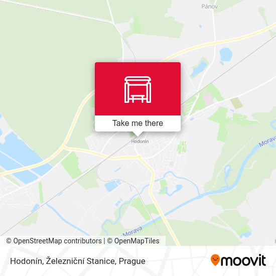 Hodonín, Železniční Stanice map