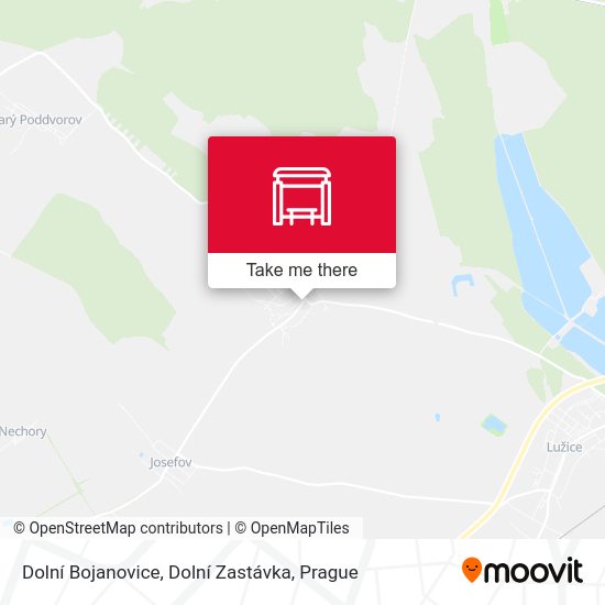 Dolní Bojanovice, Dolní Zastávka map