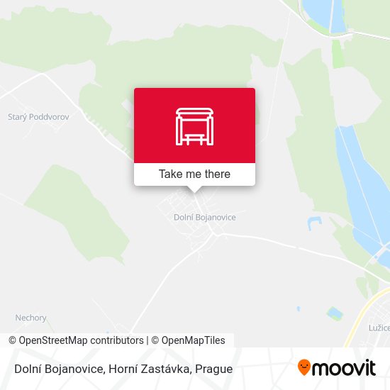 Dolní Bojanovice, Horní Zastávka map