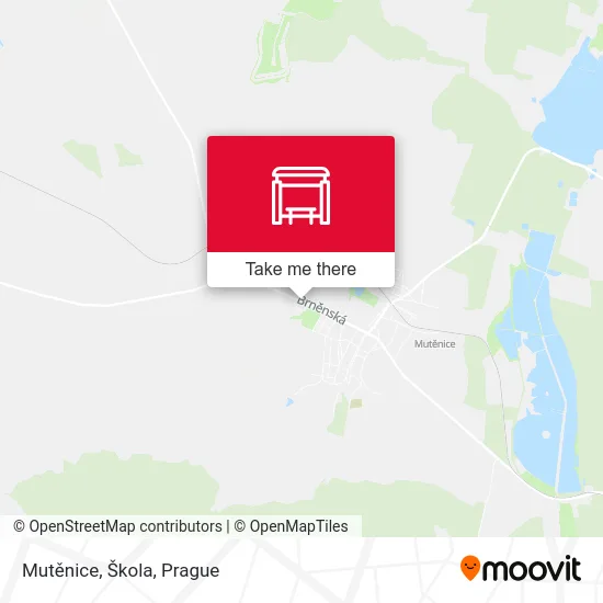 Карта Mutěnice, Škola
