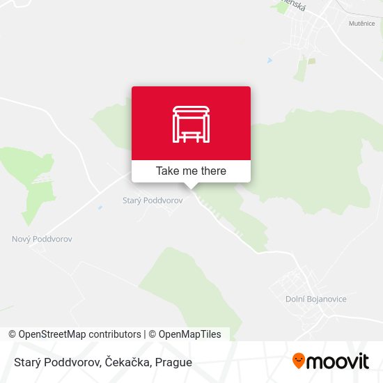 Starý Poddvorov, Čekačka map
