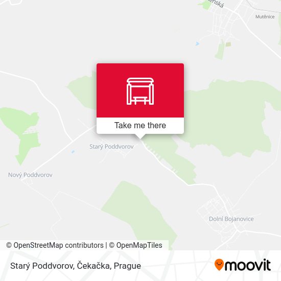 Starý Poddvorov, Čekačka map